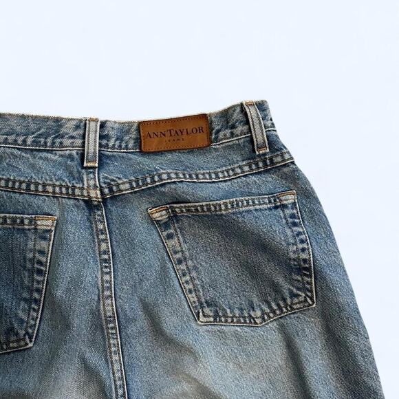 Vintage ann taylor high waisted slim tapered straight leg sz 10/modern size 6 - Picture 4 of 8